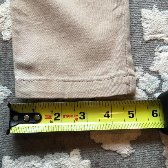 Old Navy The Sweetheart, tan, skinny jeans/khaki, cropped ankle, Sz 0 Regular - Picture 9 of 9